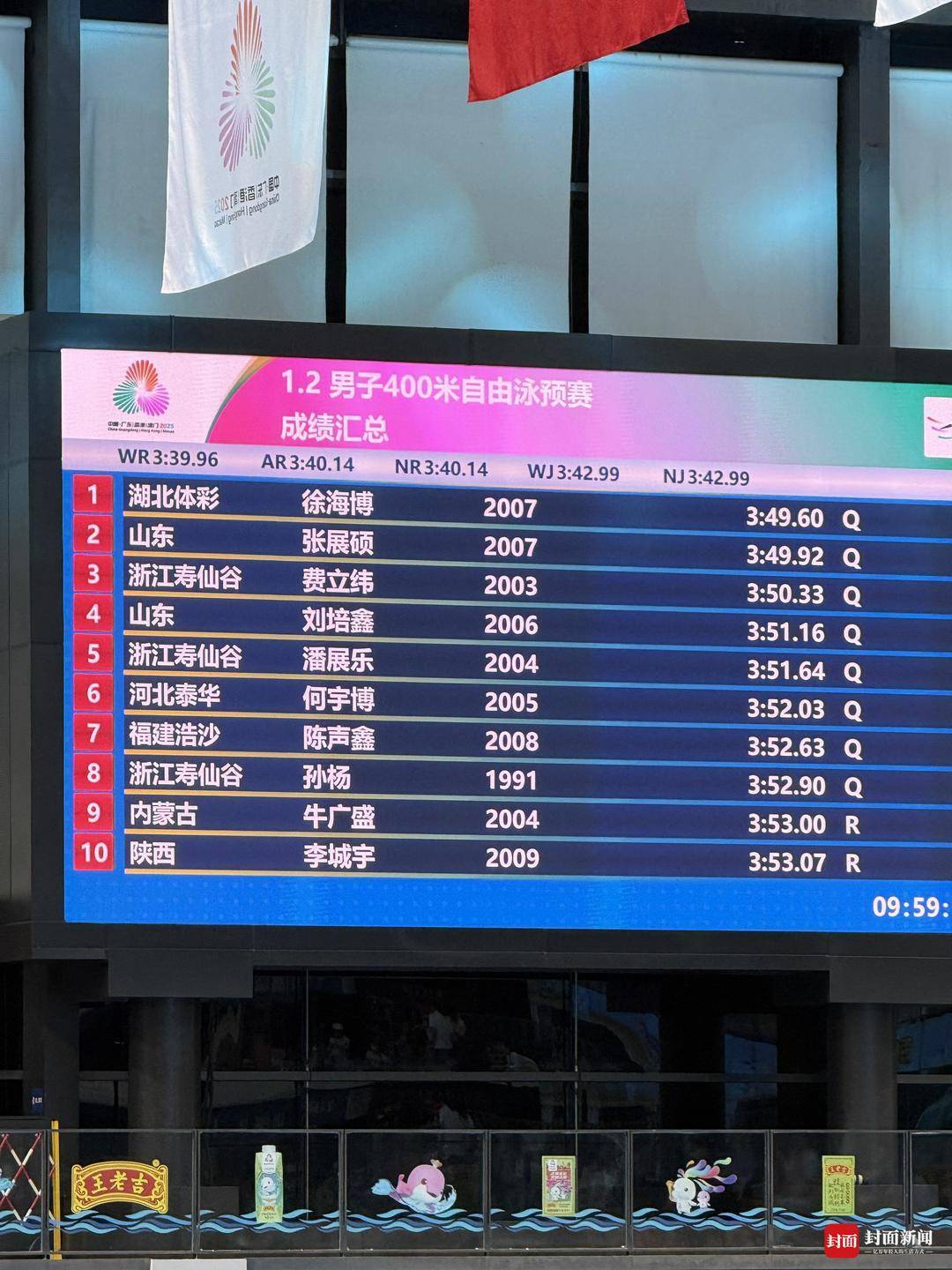 孙杨以0.1秒优势<strong></p>
<p>usdt币</strong>,惊险晋级全运会男子400米游泳决赛